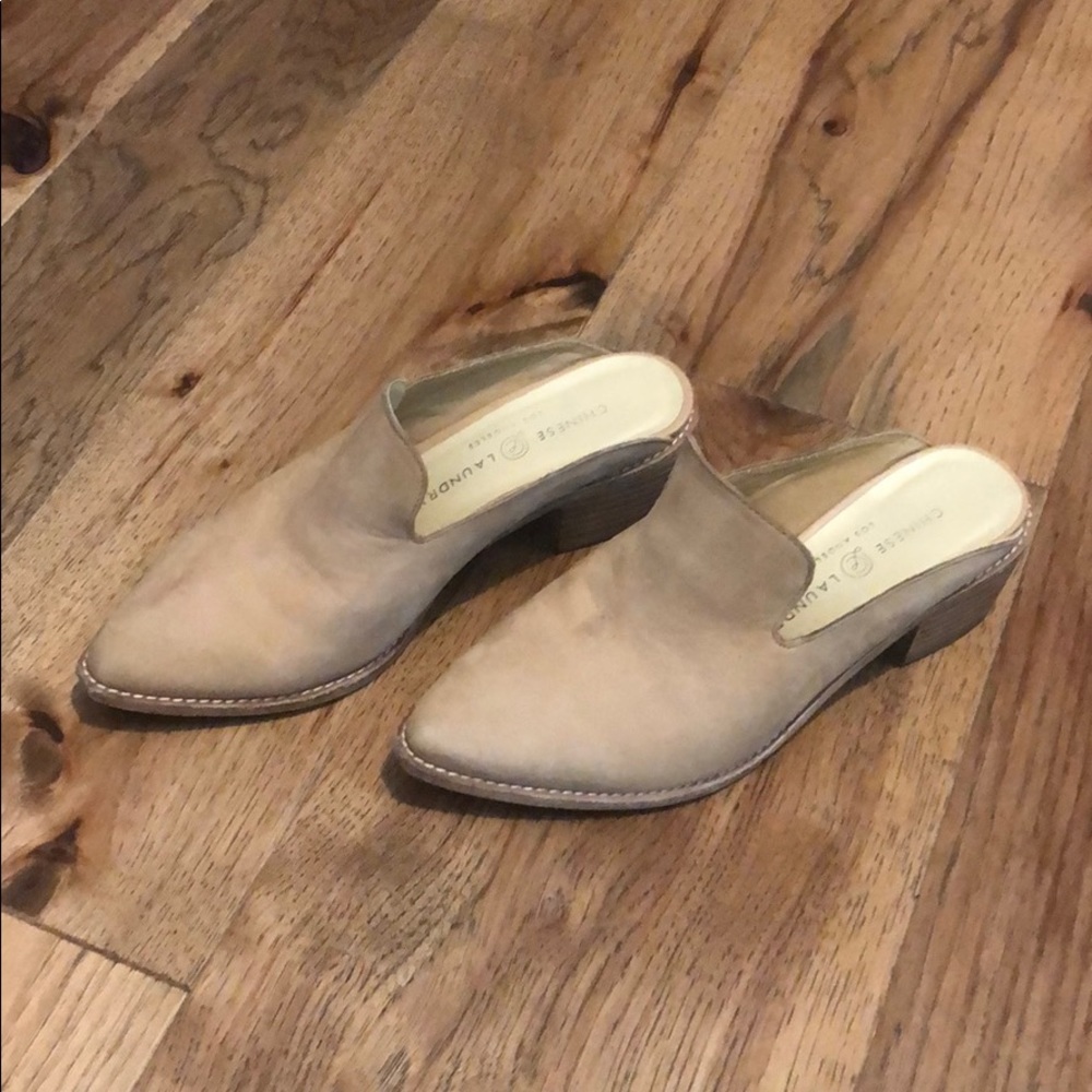 Chinese Laundry Marnie Mule Tan Camel Women Sz 6
